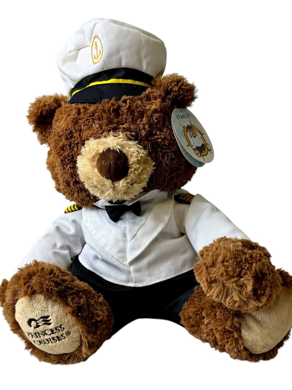 Princess Cruises Stanley Teddy Bear Plush NWT